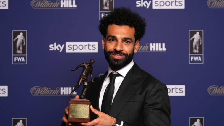 Mohamed Salah prestigious Football Writers' Association (FWA) Footballer of the Year award